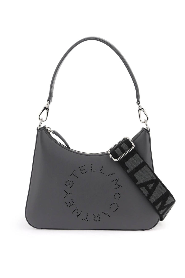 Stella Mc Cartney Small Logo Shoulder Bag   Grigio