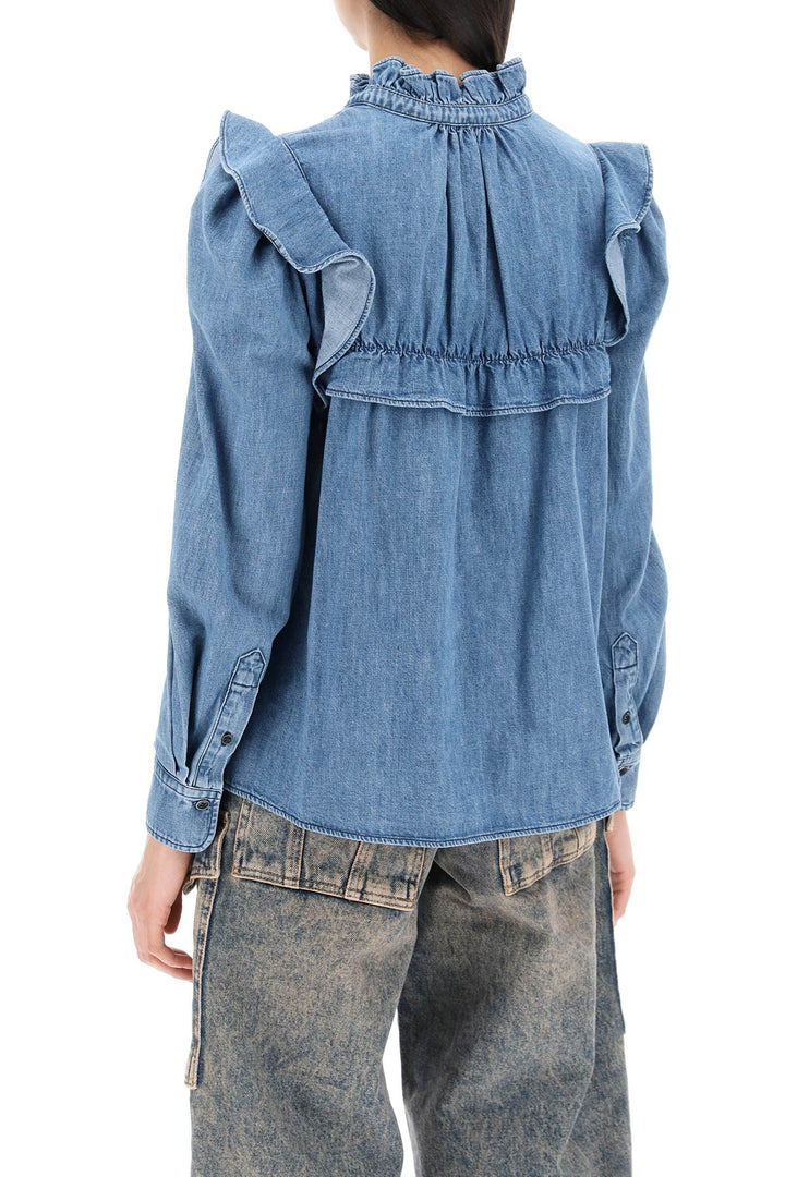 Isabel Marant Etoile Idety Shirt   Blu