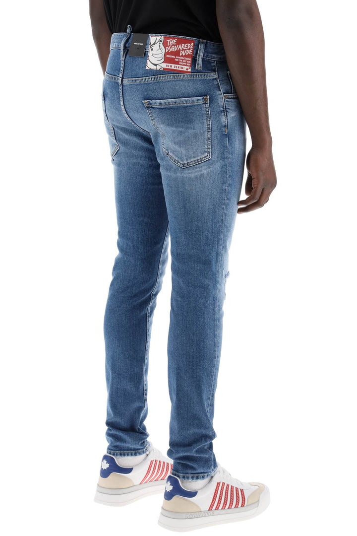 Dsquared2 Replace With Double Quotemedium Preppy Wash Cool Guy Jeans For   Blu