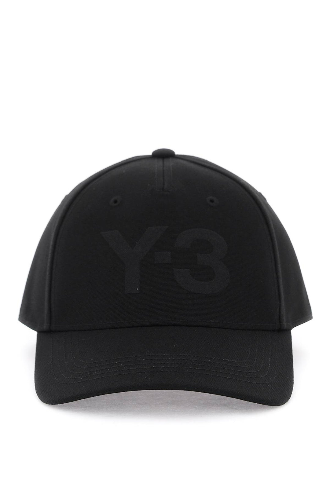 Y 3 Baseball Cap With Embroidered Logo   Nero