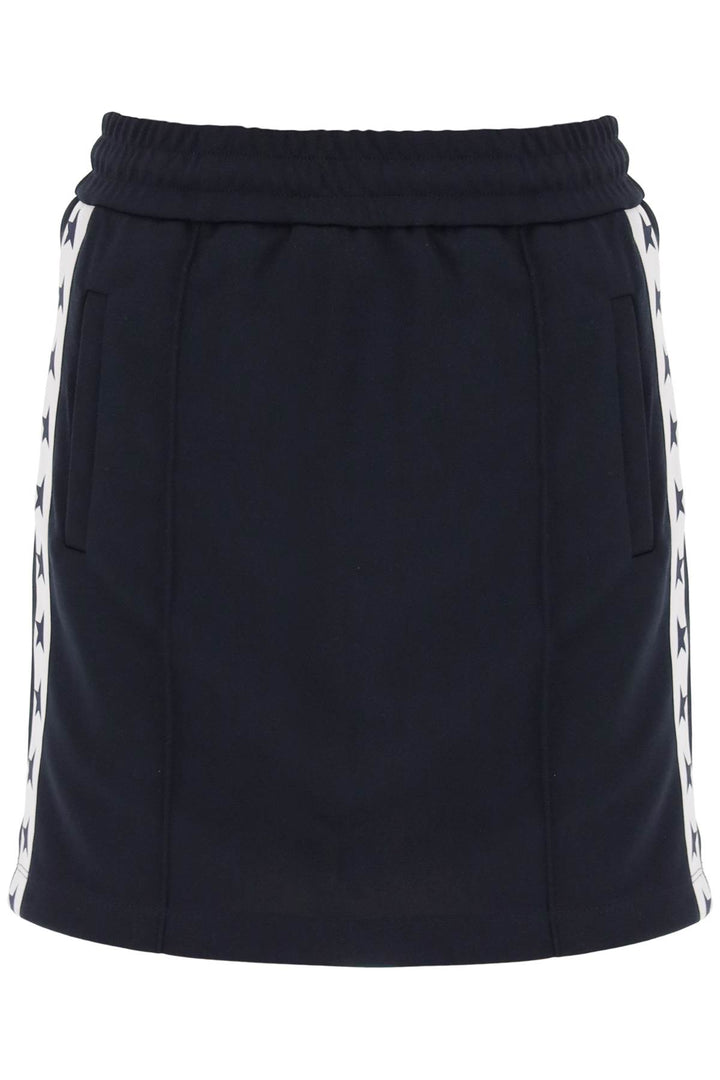 Golden Goose Sporty Skirt With Contrasting Side Bands   Blu