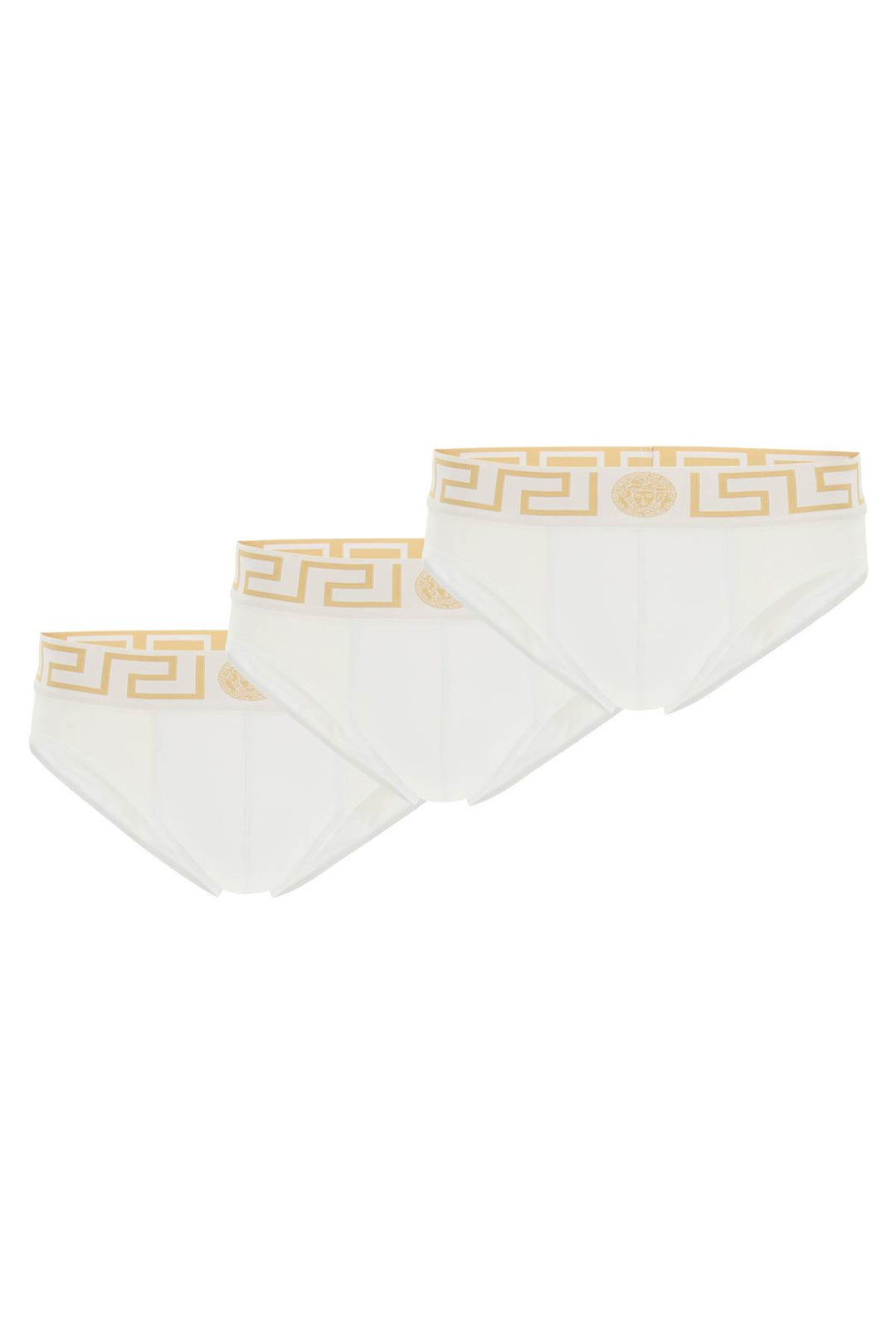 Versace Underwear Briefs Tri Pack   Bianco
