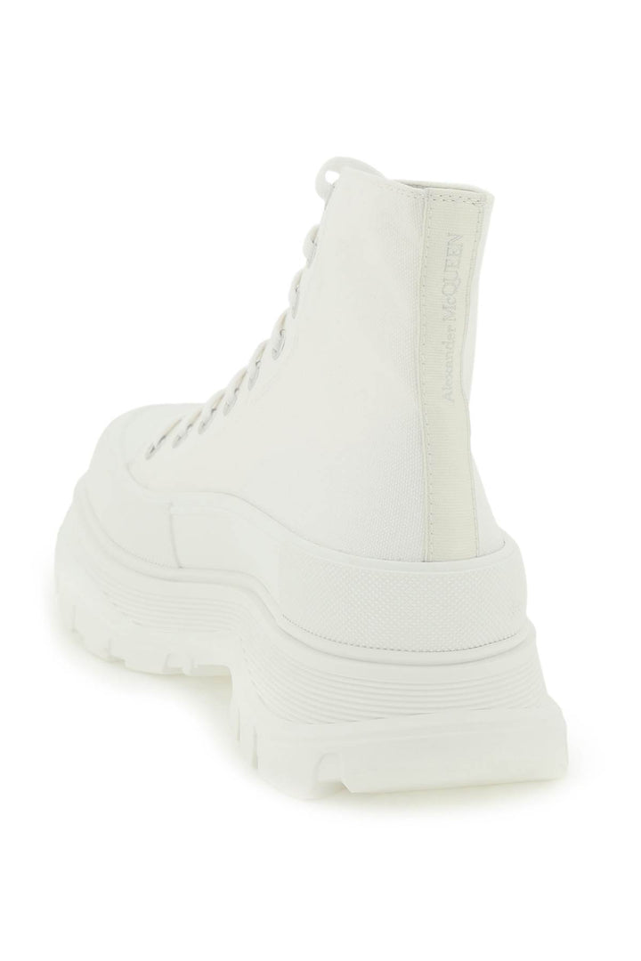 Alexander Mcqueen 'Tread Slick' Boots   Bianco