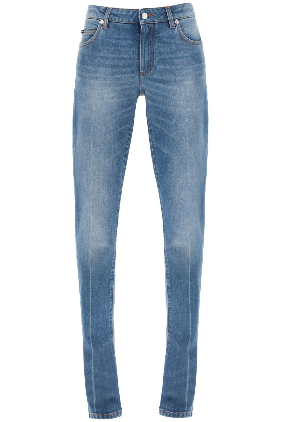 Dolce & Gabbana Low Rise Trumpet Jeans   Blu