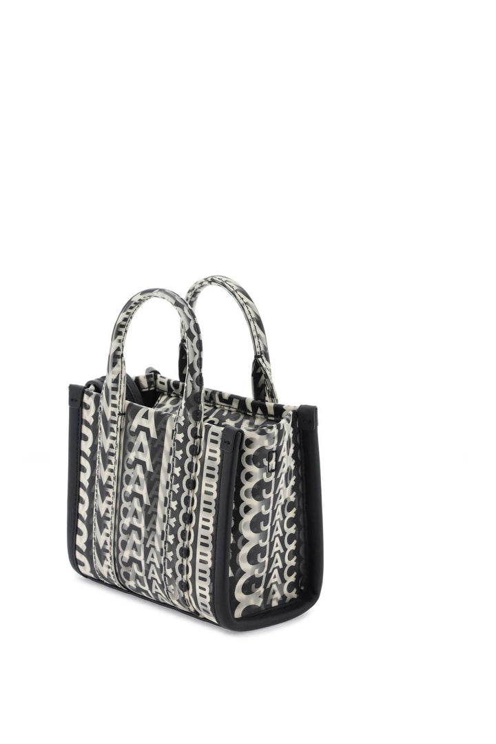 Marc Jacobs The Mini Tote Bag With Lenticular Effect   Bianco