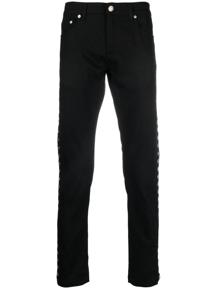 Alexander McQueen mid-rise skinny jeans