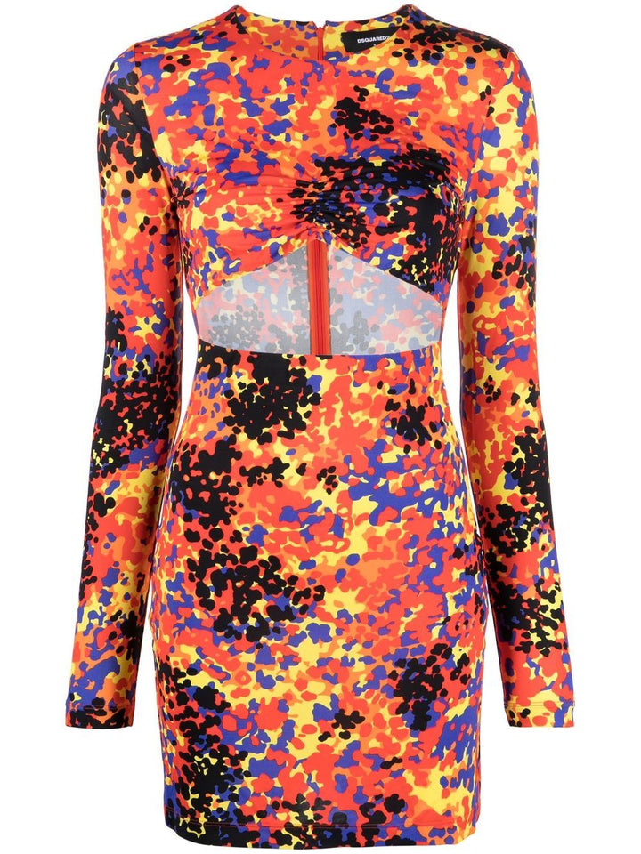 Dsquared2 Cut-Out Mini Dress