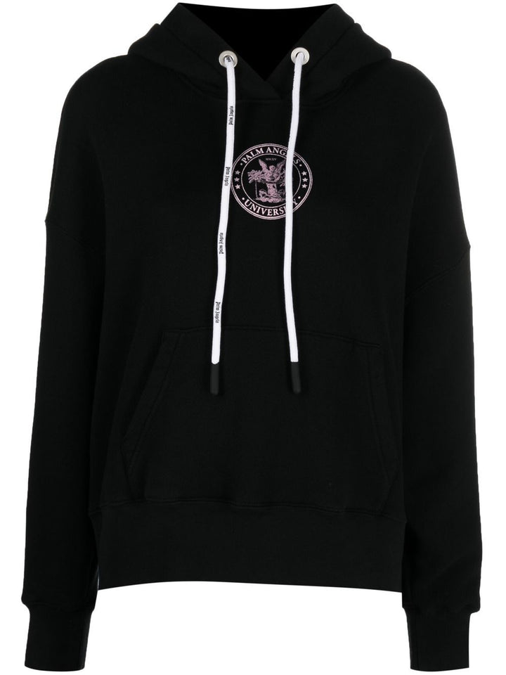 Palm Angels Logo Print Hoodie