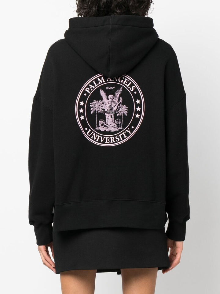 Palm Angels Logo Print Hoodie