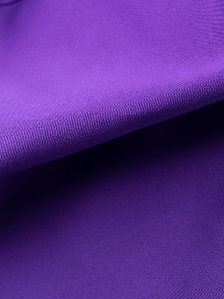 Parosh feather-trim mini Dress