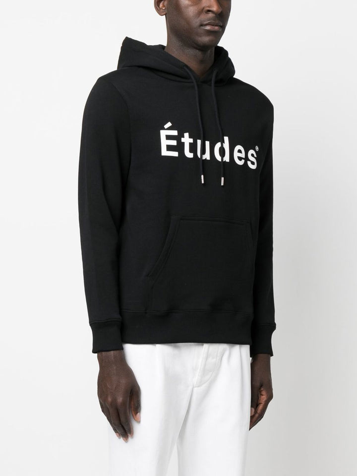 Études études Logo Print Hoodie