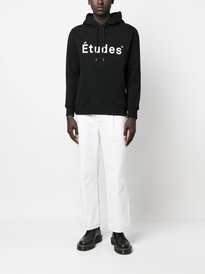 Études études Logo Print Hoodie