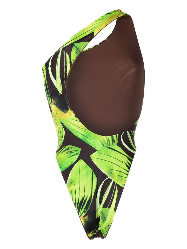 LOUISA BALLOU One-Shoulder Swimsuit