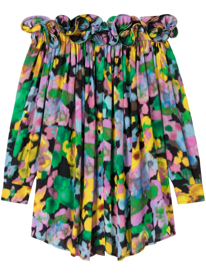 AZ FACTORY WITH LUTZ HUELLE Off-Shoulder Mini Dress