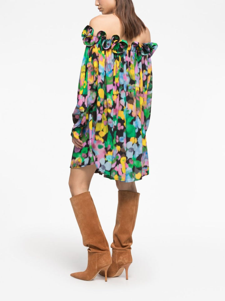 AZ FACTORY WITH LUTZ HUELLE Off-Shoulder Mini Dress