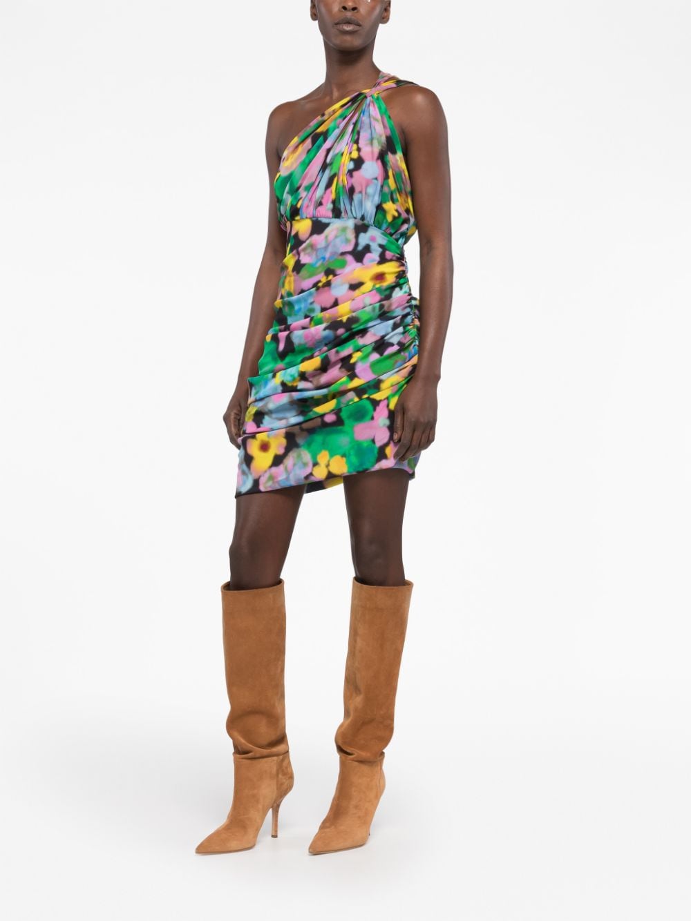 AZ FACTORY WITH LUTZ HUELLE Mini Asymmetric Dress