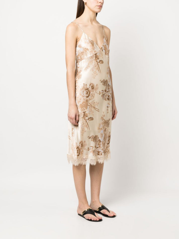 GOLD HAWK floral Dress