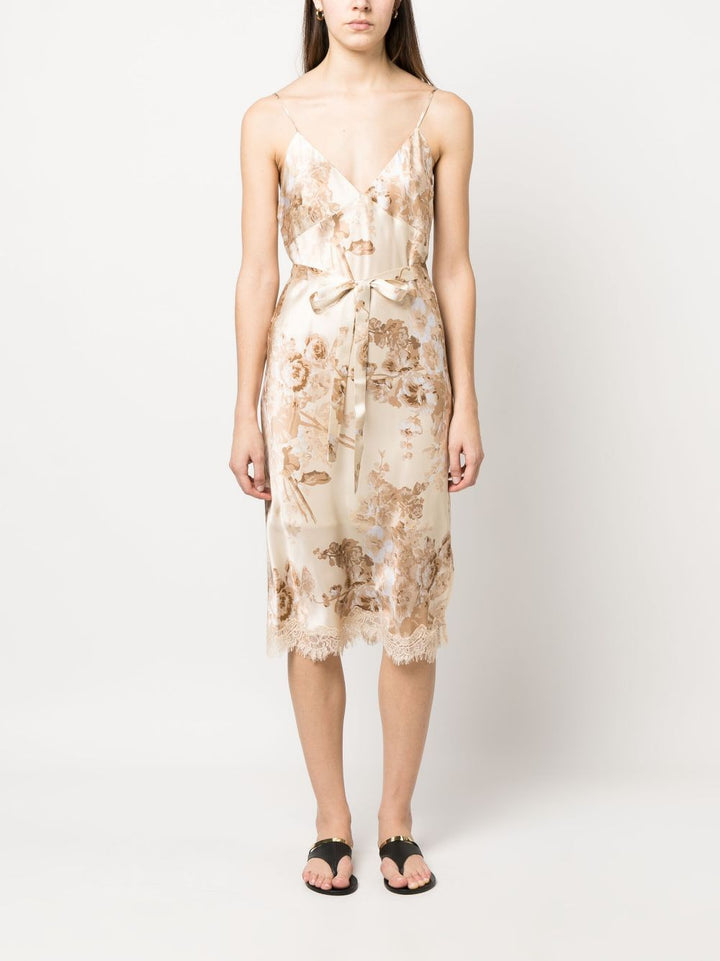 GOLD HAWK floral Dress