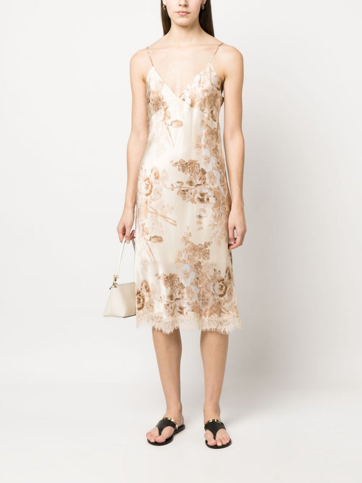 GOLD HAWK floral Dress