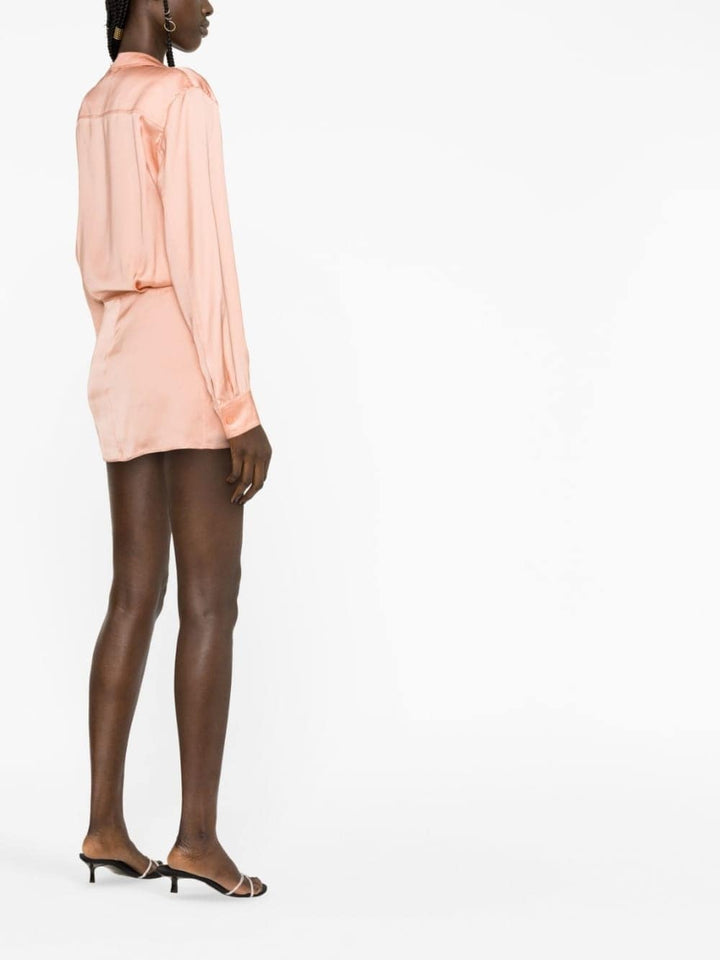Off White Mini Shirt Dress