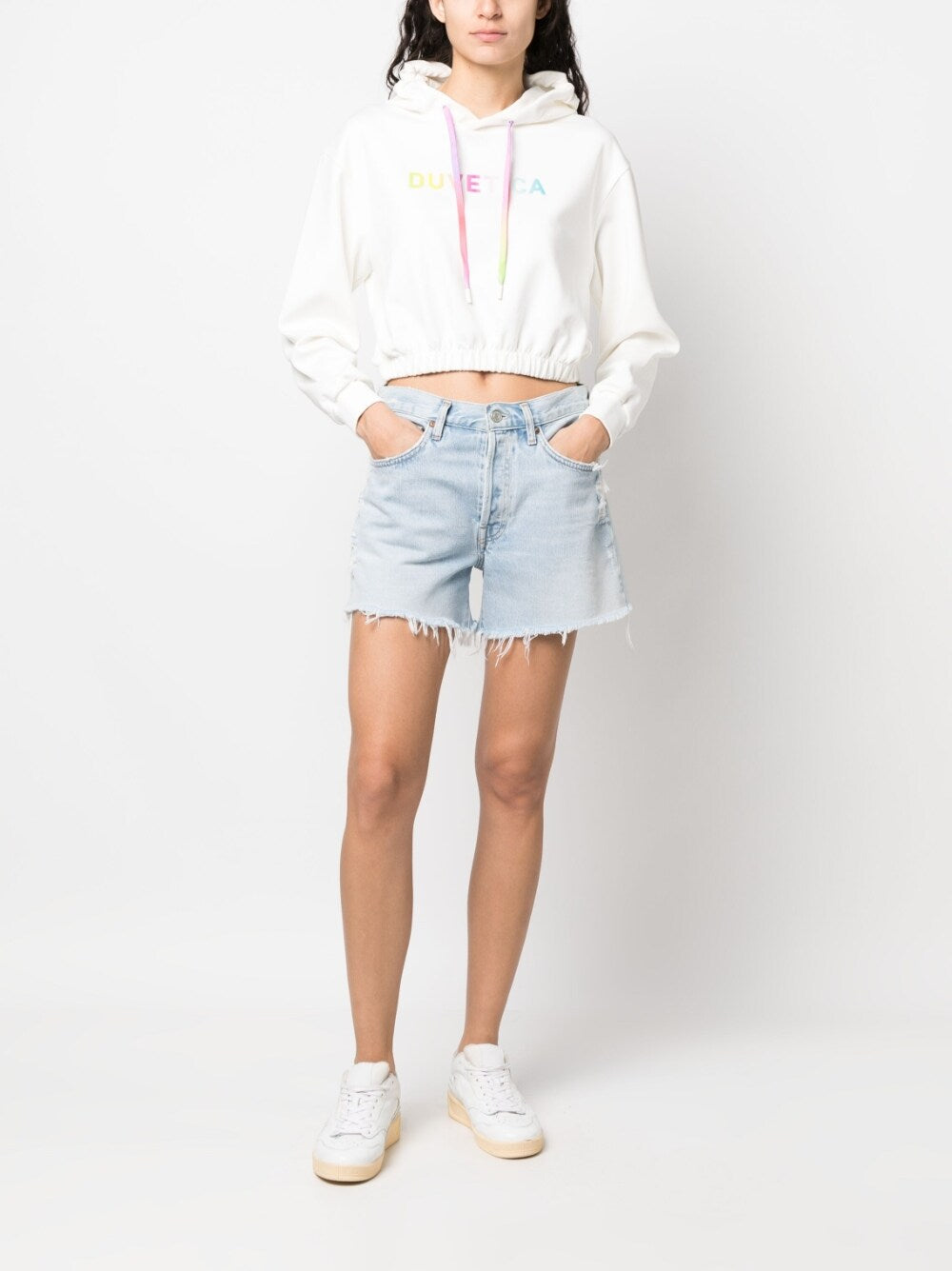Duvetica cropped hoodie