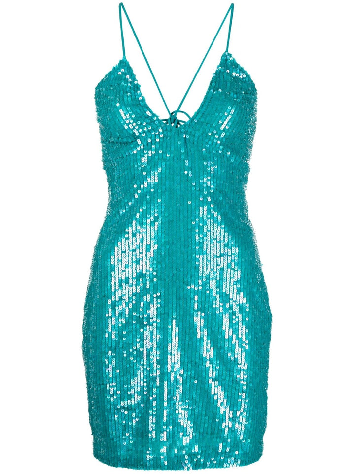 Parosh Mini Sequin Dress