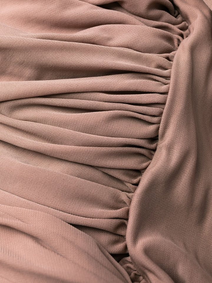 Saint Laurent Mini Draped Dress