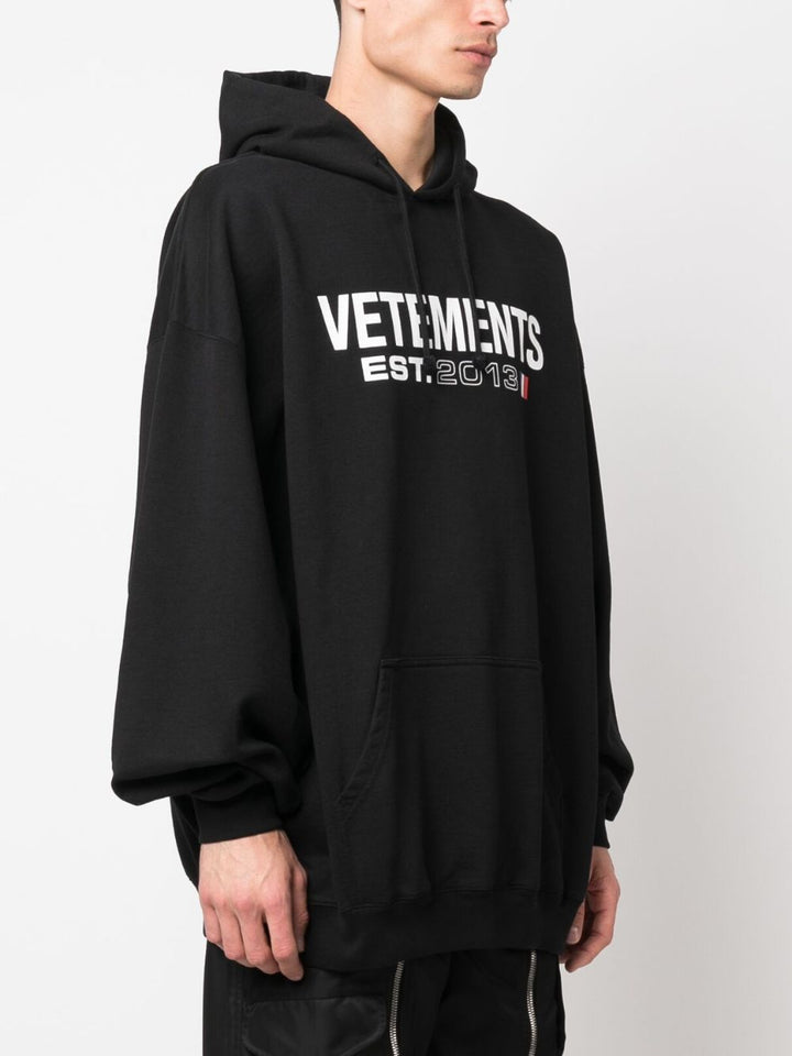 Vetements Logo Print Hoodie
