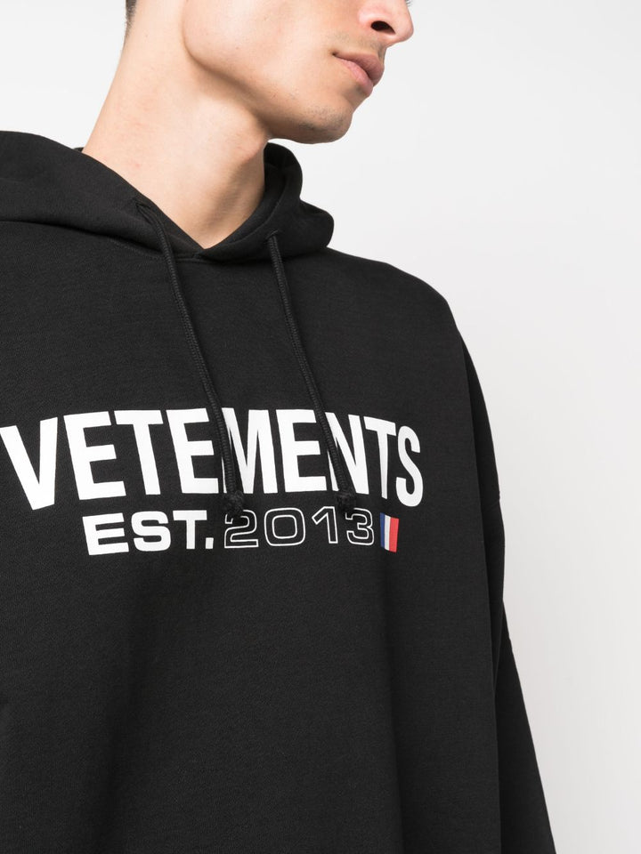 Vetements Logo Print Hoodie