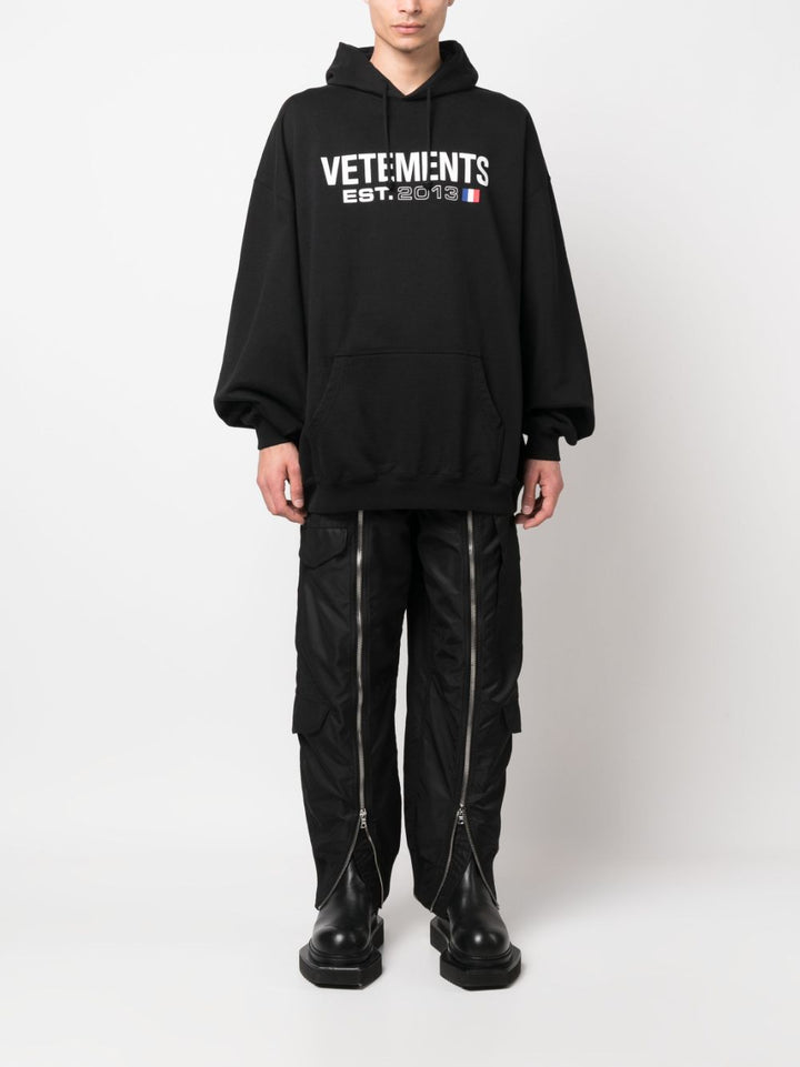 Vetements Logo Print Hoodie