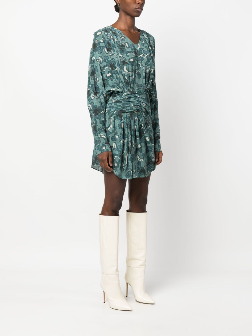 Iro Fontana Print Mini Dress
