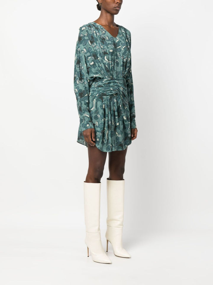 Iro Fontana Print Mini Dress