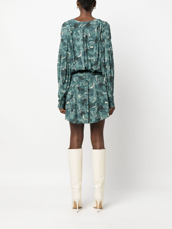 Iro Fontana Print Mini Dress