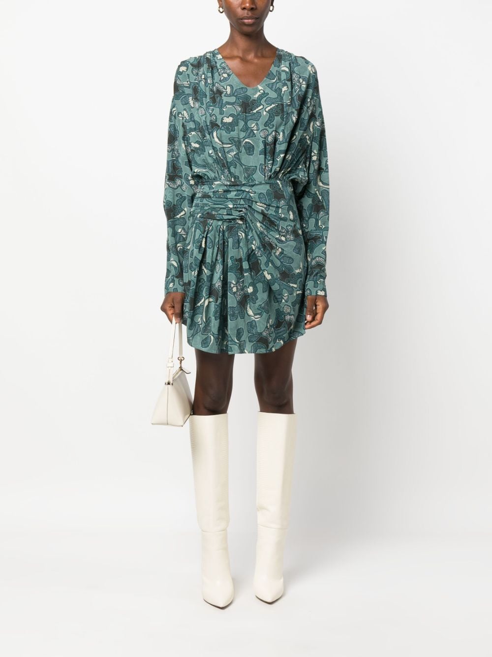 Iro Fontana Print Mini Dress