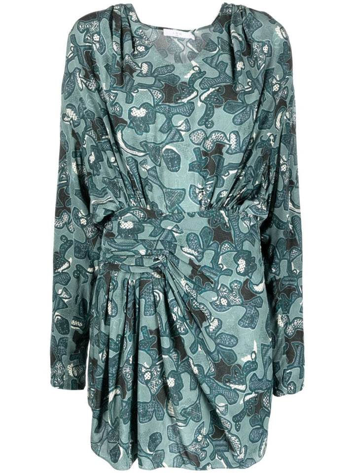 Iro Fontana Print Mini Dress