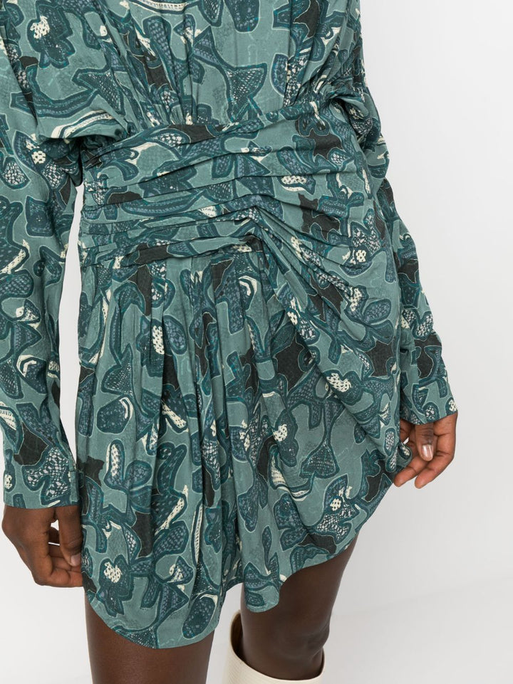 Iro Fontana Print Mini Dress