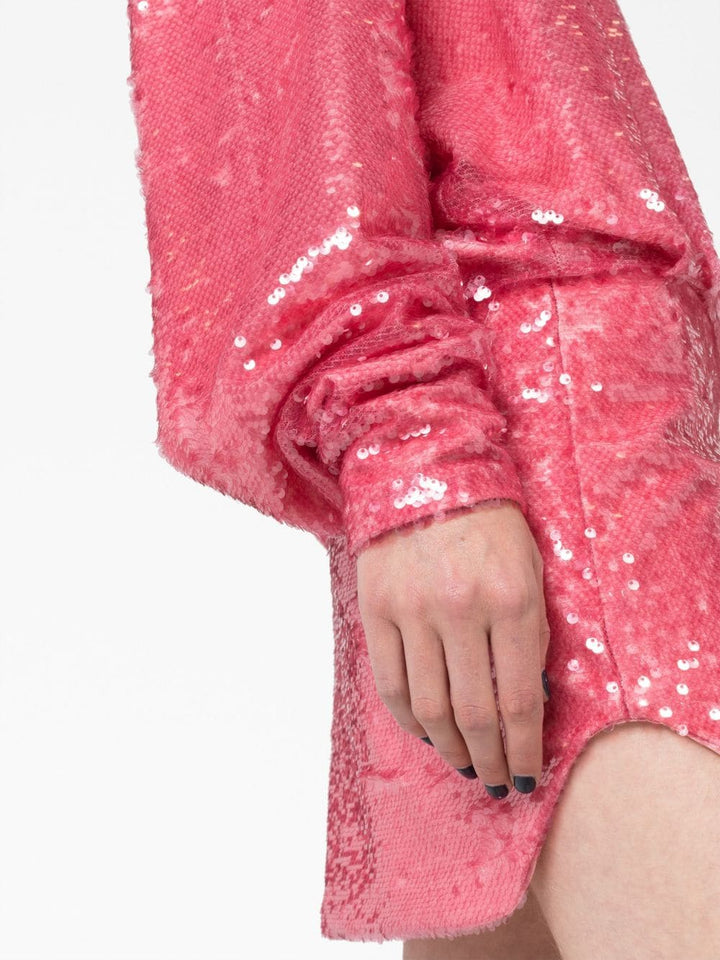 The Attico Sequin Mini Dress