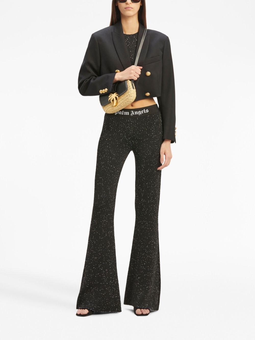 Palm Angels cropped blazer