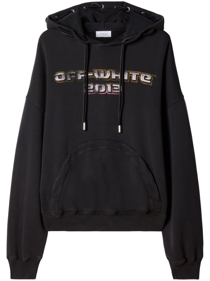 Off White Digit Bacchus cotton hoodie