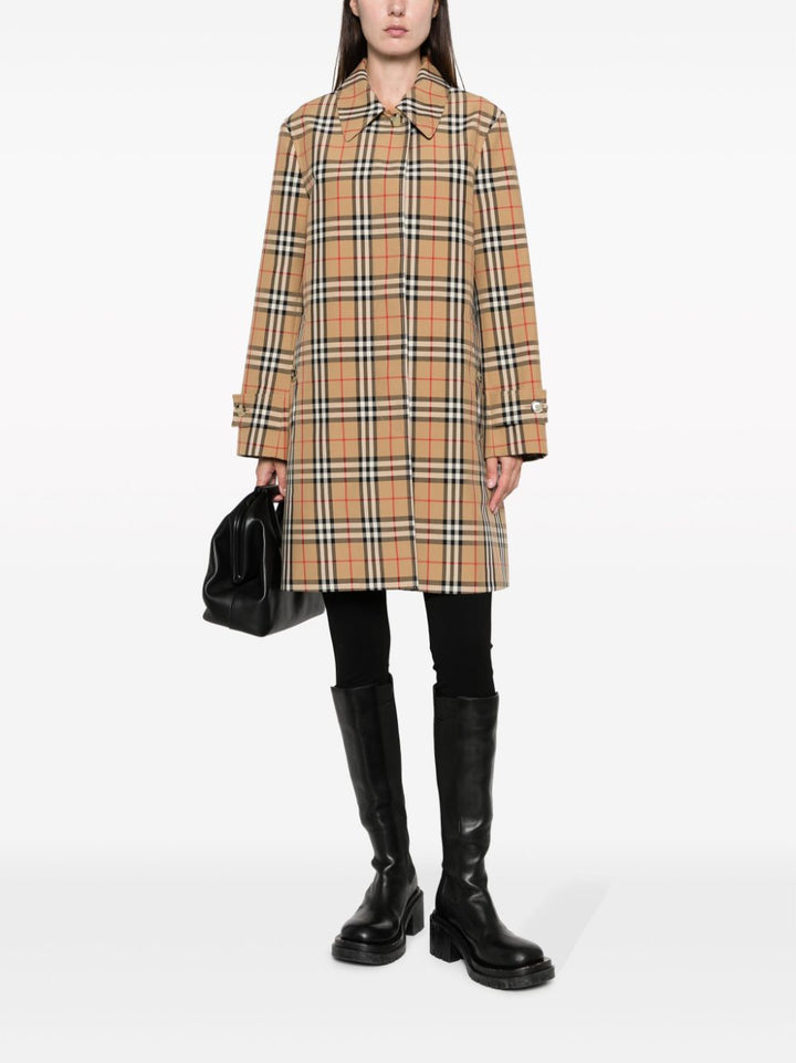 Burberry Checkered Coat