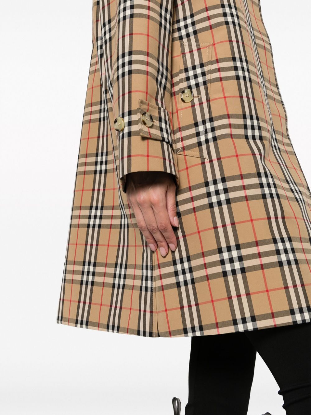 Burberry Checkered Coat