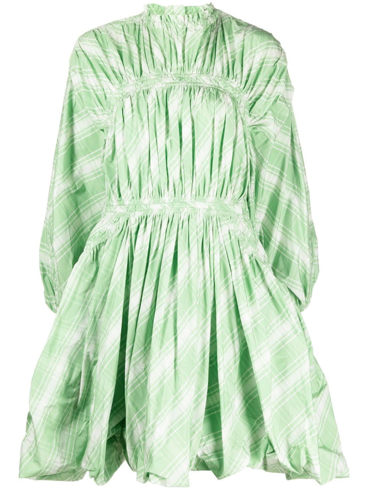 JIL SANDER FASHION plaid-check Mini Dress