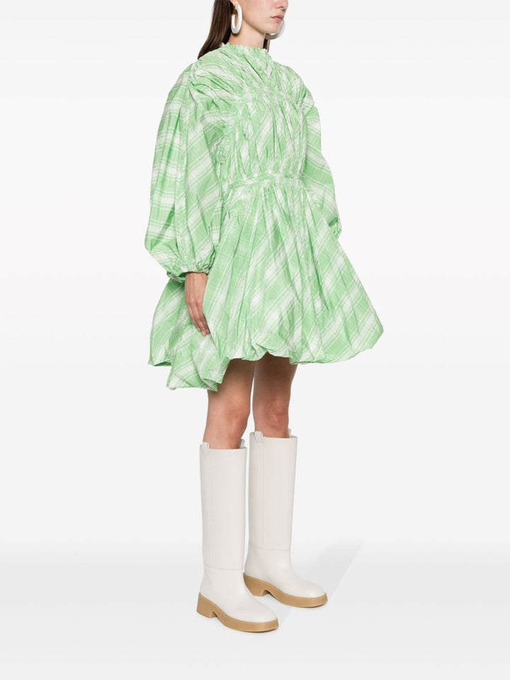 JIL SANDER FASHION plaid-check Mini Dress