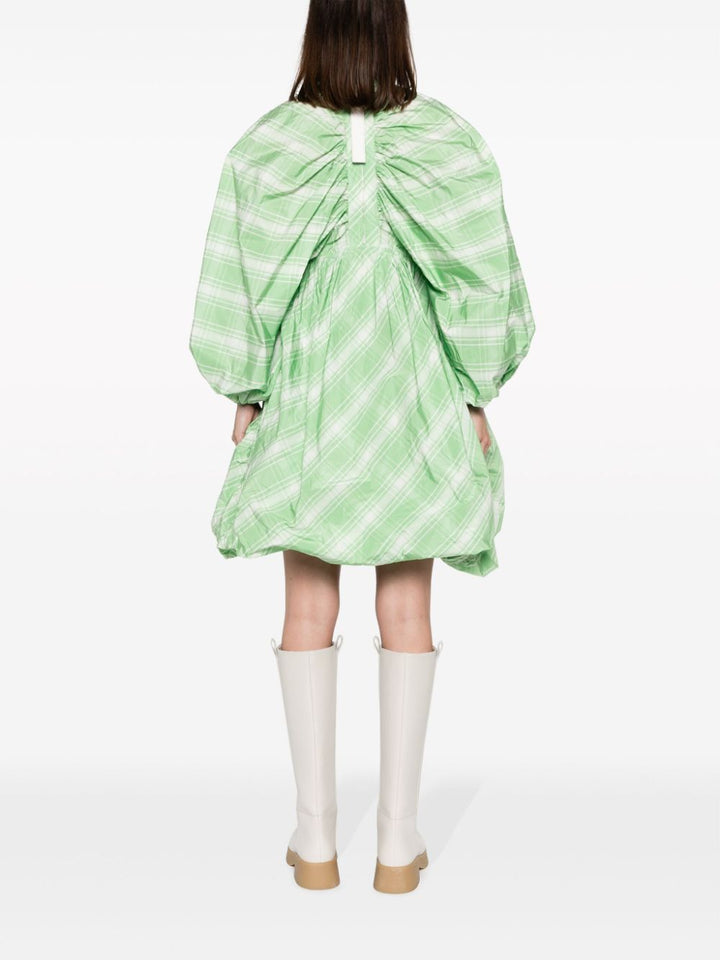 JIL SANDER FASHION plaid-check Mini Dress