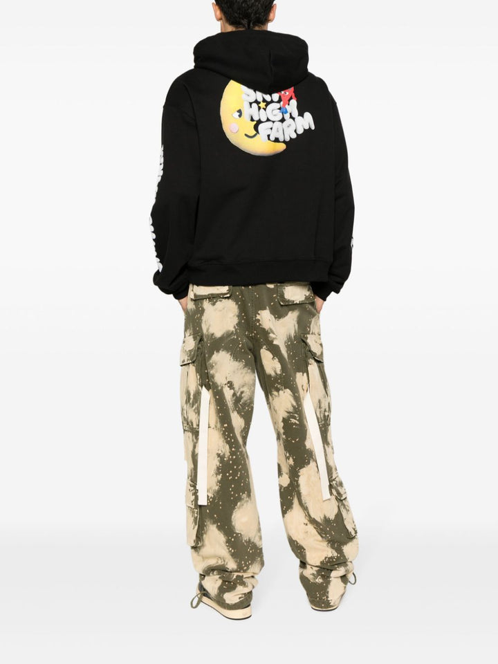 SKY HIGH FARM WORKWEAR Logo Print Hoodie