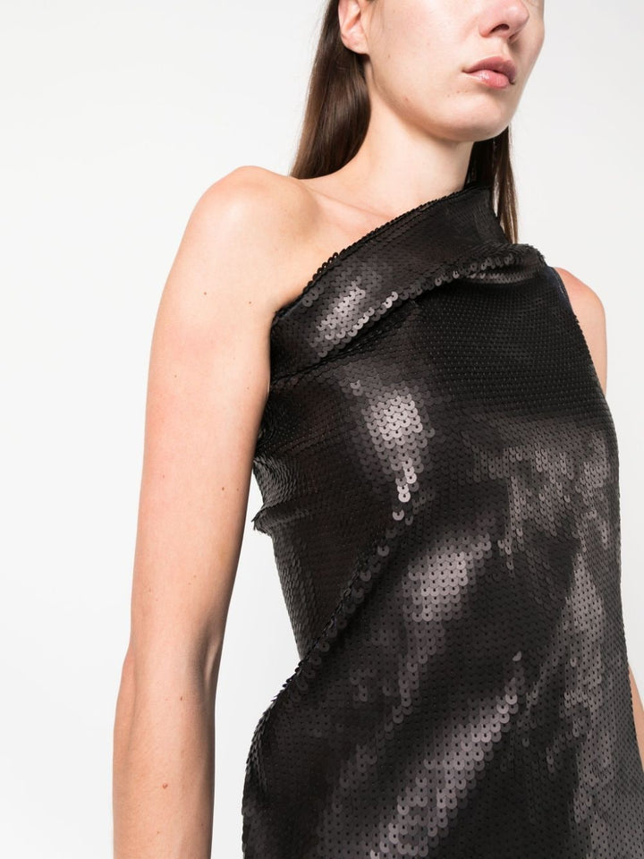 Rick Owens One-Shoulder Dress