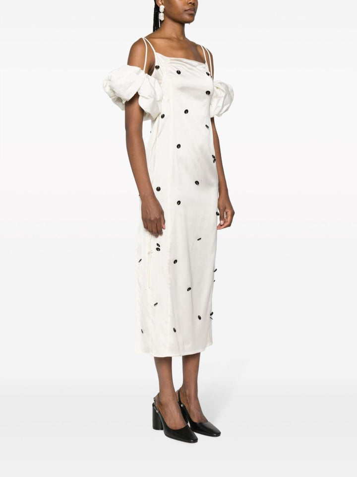 JACQUEMUS Chouchou polka-dot midi dress