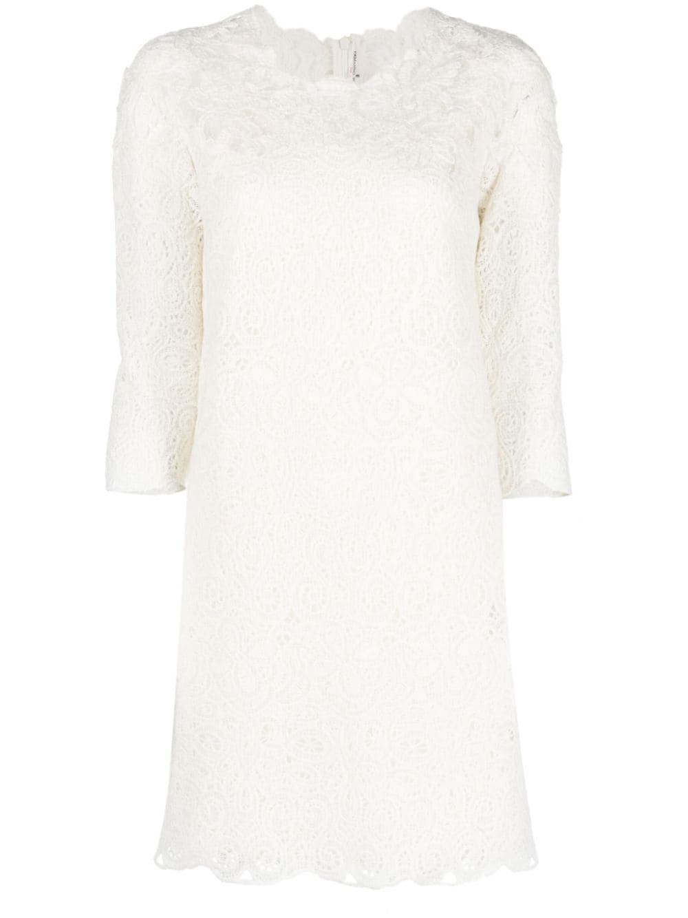 Ermanno Scervino Guipure Lace Mini Dress