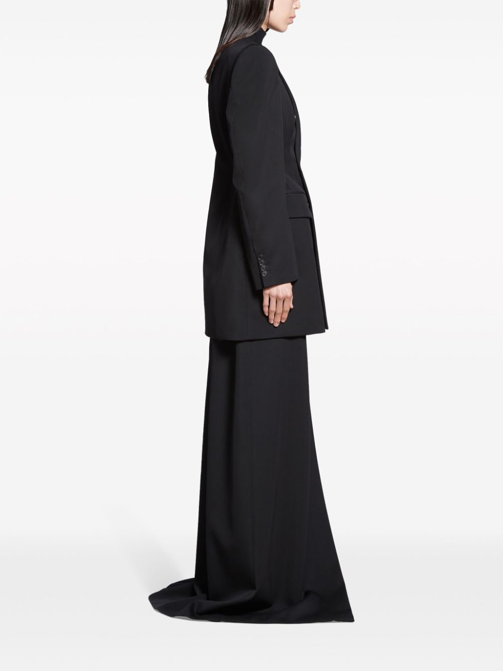 Balenciaga Hourglass Wool Blazer