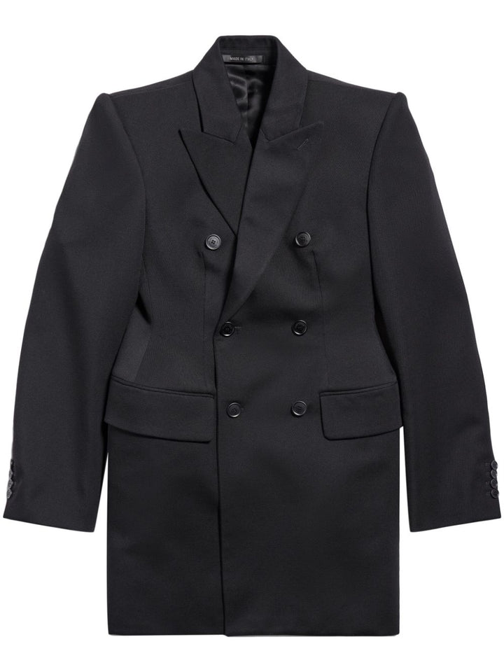 Balenciaga Hourglass Wool Blazer
